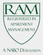 RAM — Registered in Apartment Management, a NABO designation